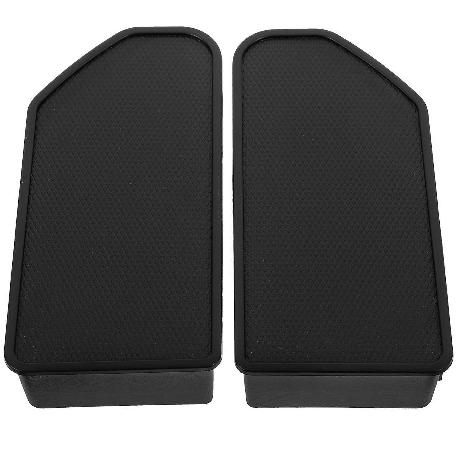 Replaceable Truck Bed Part Protective Stake Pocket Cap Black 10.20X5.00X2.50CM Prevent Rust 1 Pair