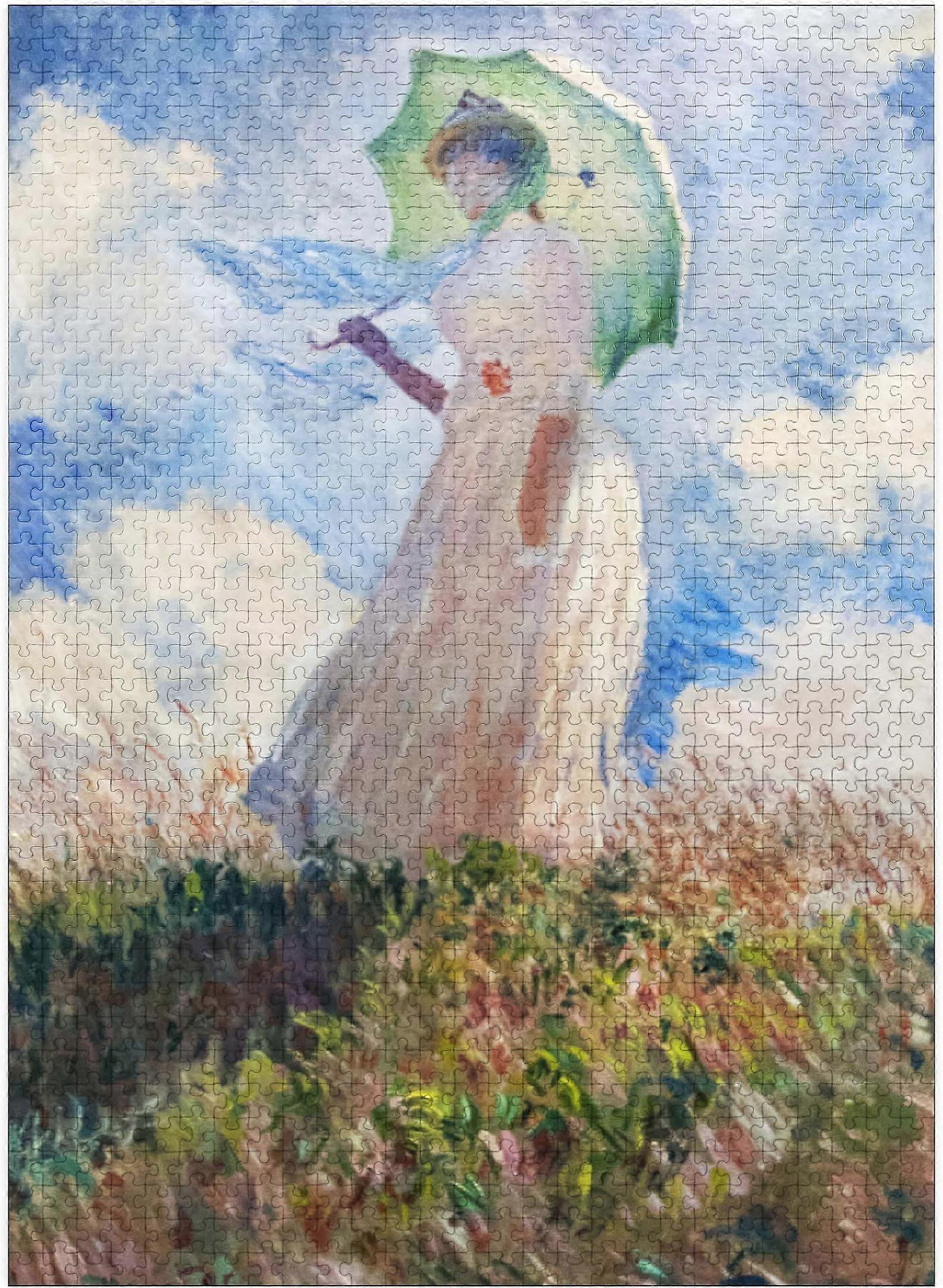 クロード・モネ、スザンヌ・ホッシュ、1886年、プレミアム1000ピース、ジグソーパズル