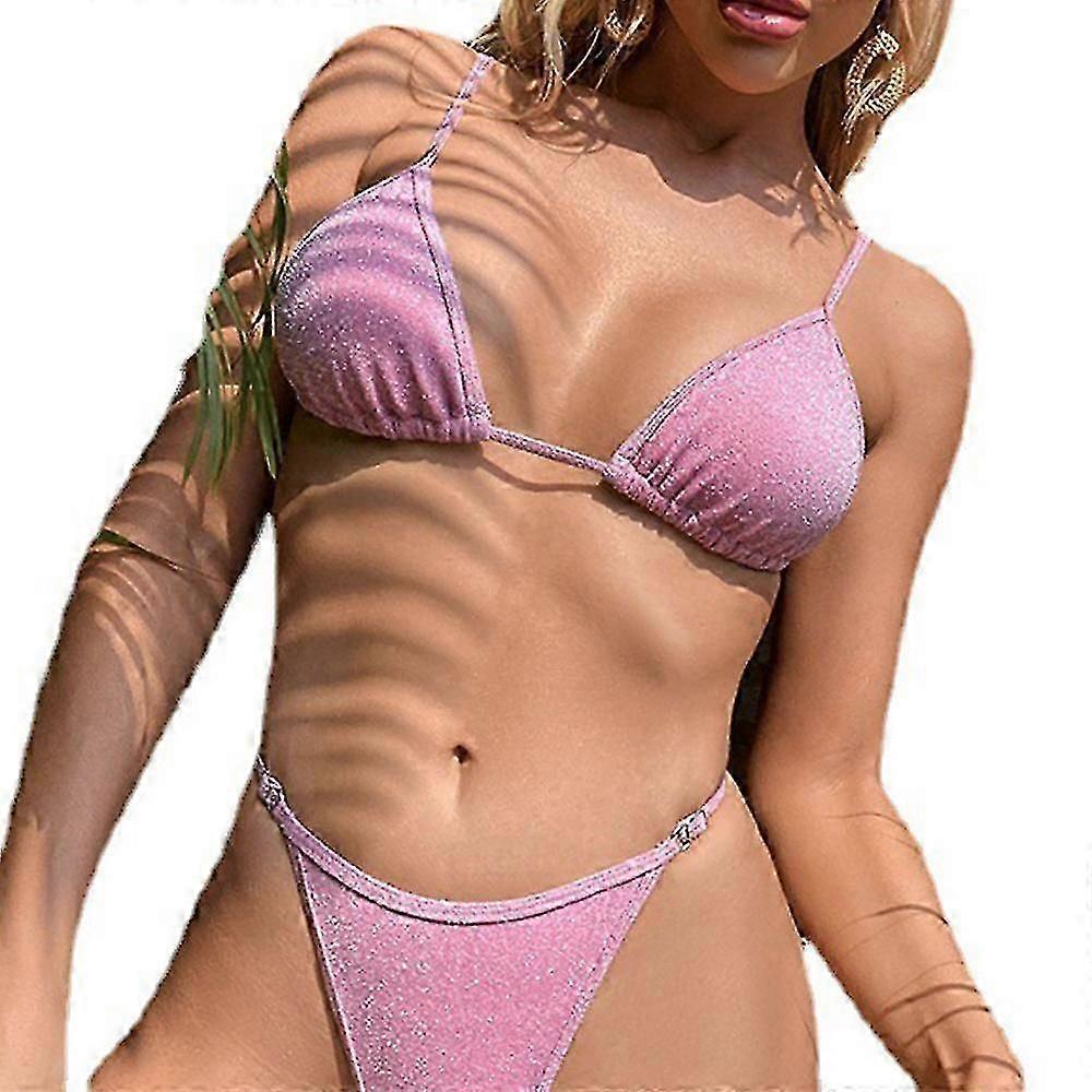 String-bikinit kaksiosainen uimapuku naisille Tri Top Ian BM 0619