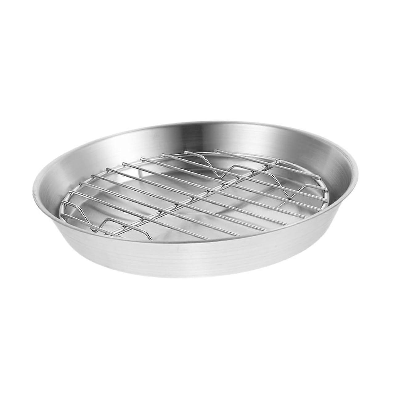 1Satz Backblech With Drain Rack, Durable Non-Stick Baking Pan for Healthy Grilling, Snacks, Cakes, and Pastries