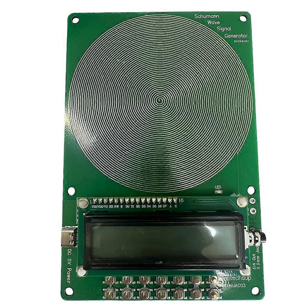 Generator Resonance Generator 7.83Hz Stability Frequency Adjustable from 001Hz to 100000Hz USBC Port Ref: 5382