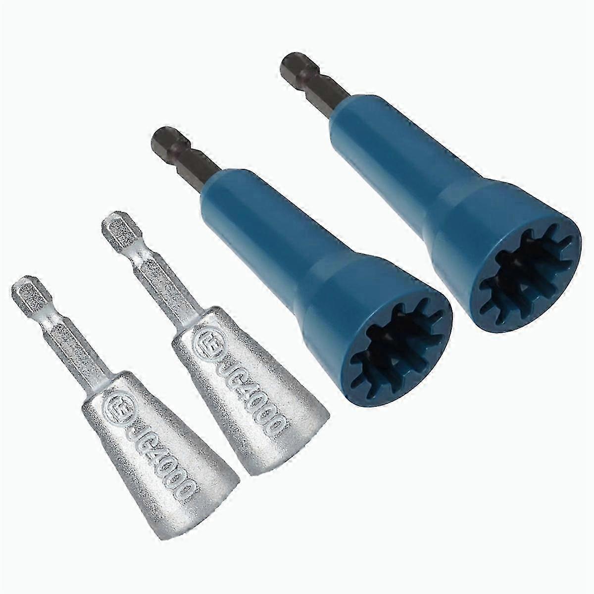 Wire Twister Tool for Drills - 4Pcs Cable Quick Stripping Spin Twist Connector Nuts
