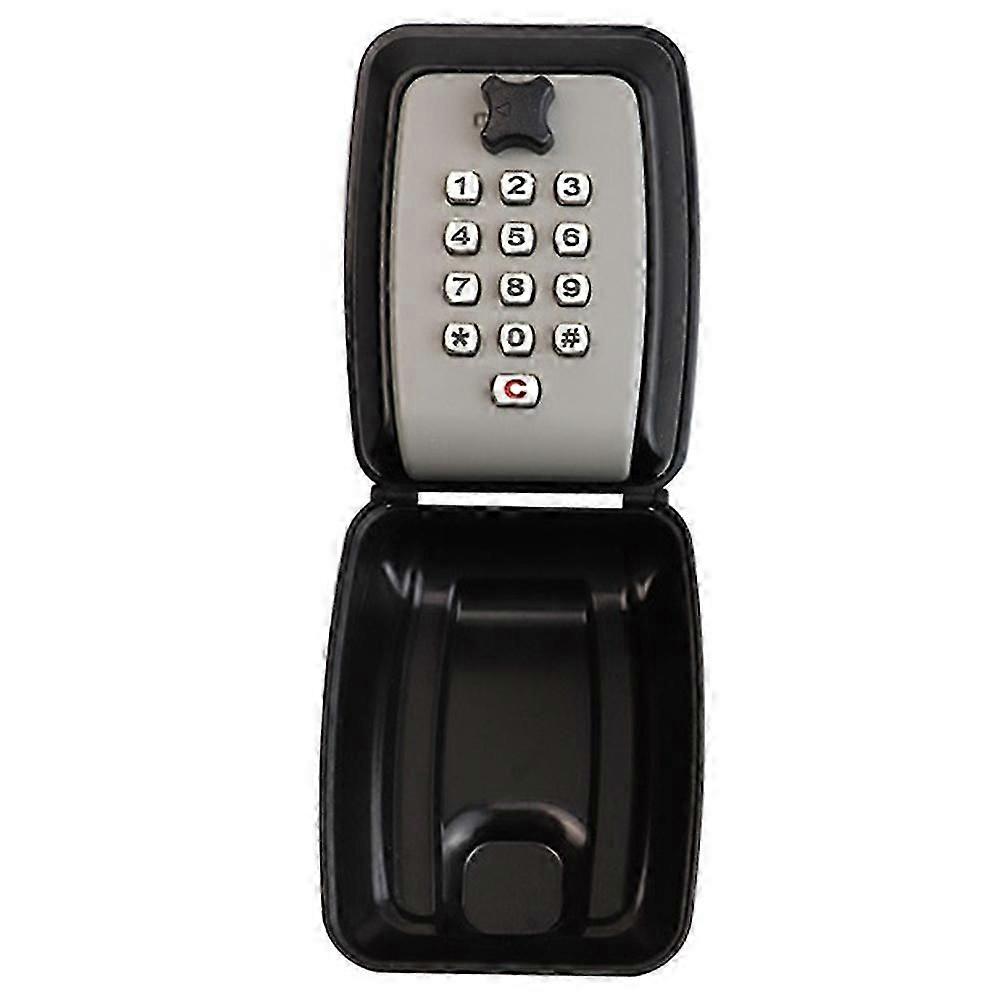 Key Box Wall Mounted Large Key Box Secure Waterproof Outdoor Key Box with 12 Code Rustproof Weather