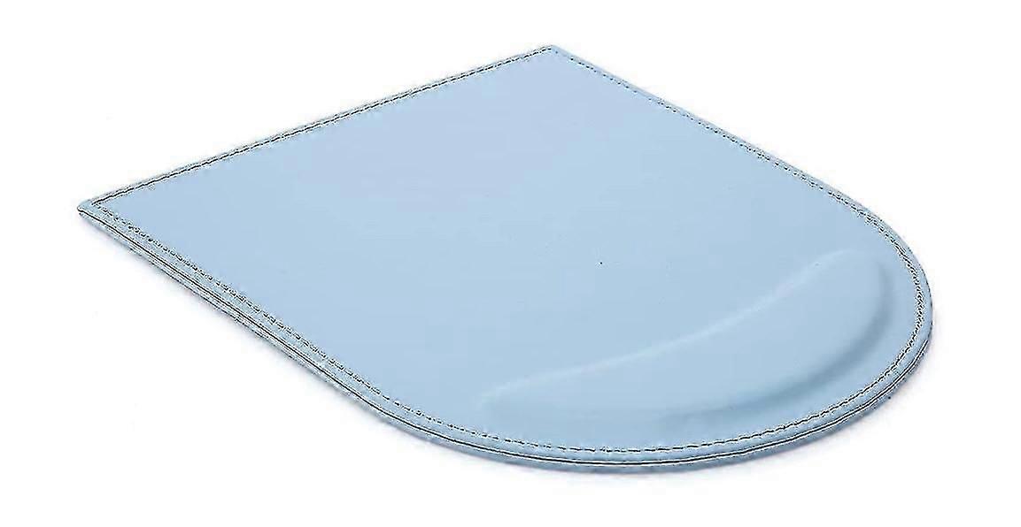 Leather Gaming Mouse Pad Mat With Wrist Rest Support Non Slip Mousepad