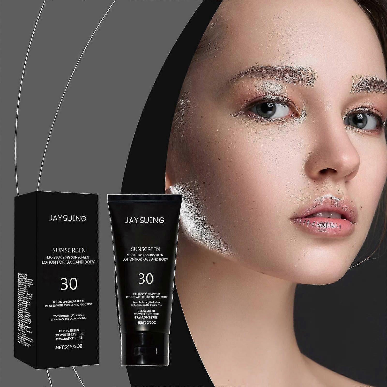 Moisturizing Sunscreen Lotion,Moisturizing Sunscreen Lotion For Face And Body,No White-Formulated With Natural Ingredients