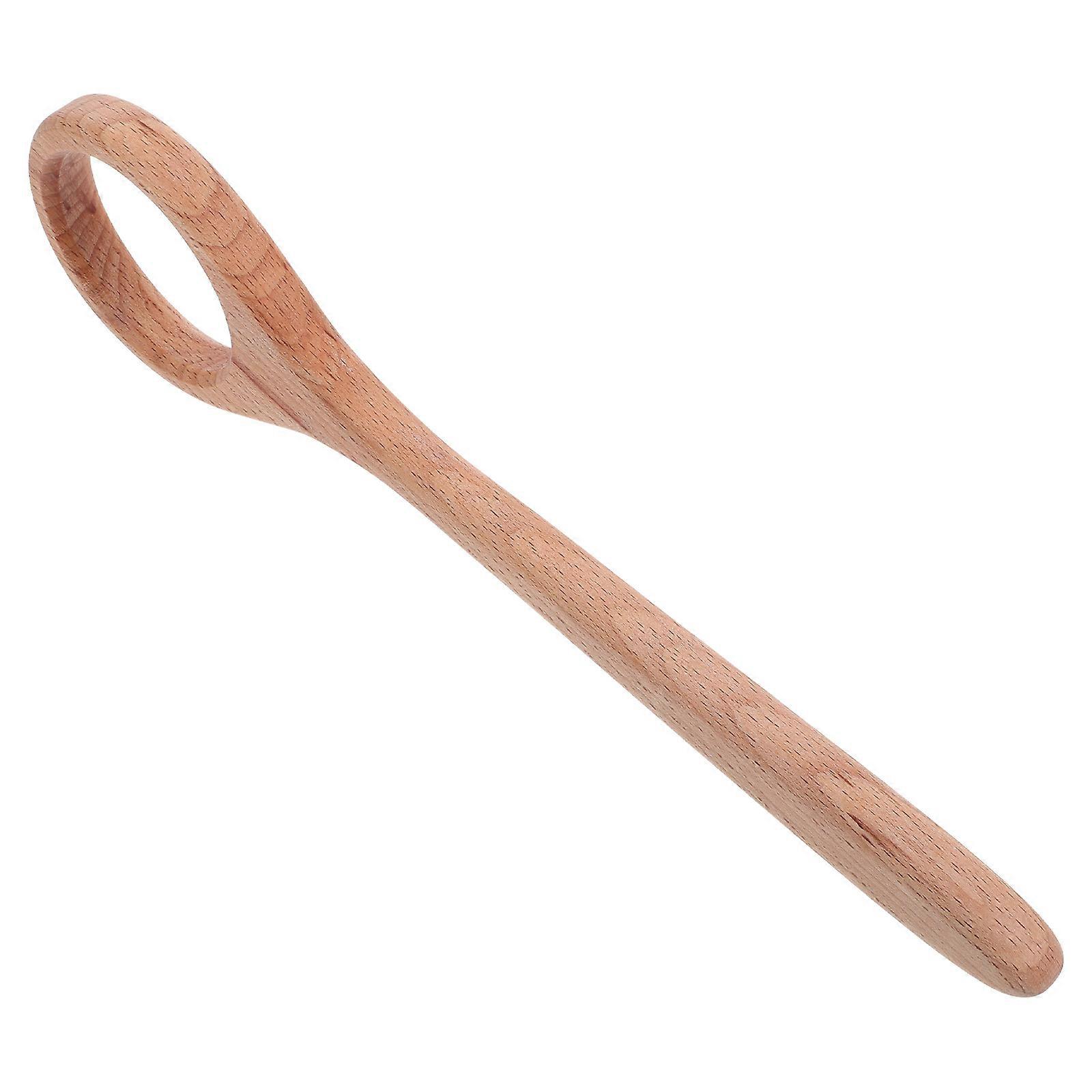 Wooden Dough Whisk with Ergonomic Handle   Natural Solid Wood Mixing Tool for Sourdough, Bread Baking, Beating and Stirring Dough