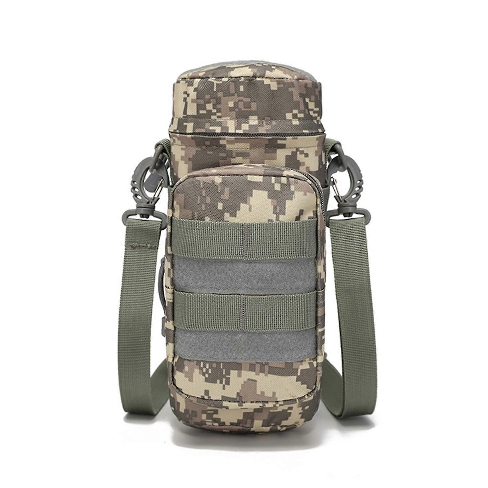Outdoor Water Bag Set for Camping - Shoulder Bottle Holder with Pockets, Adjustable Strap, and Durable Design for Hiking