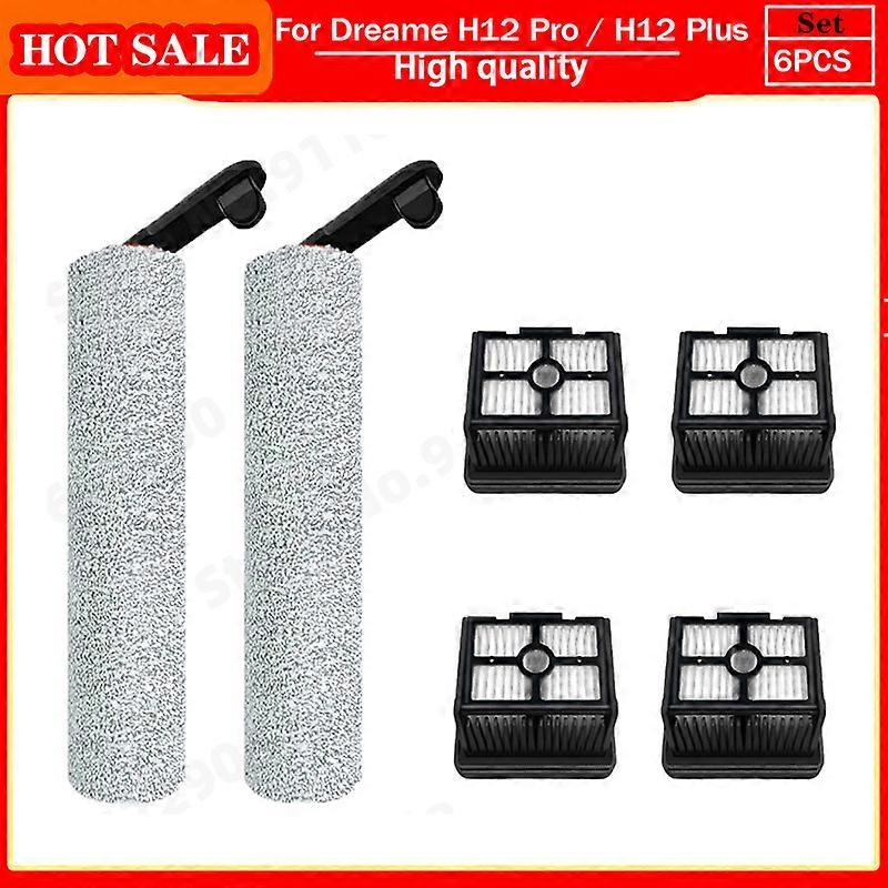 Dreame H12 Pro / H12 Plus/H13 pro plus Mix/M13 BETA Soft Brush Reserveonderdelen Nat Droog Roller Hepa Filter Accessoires