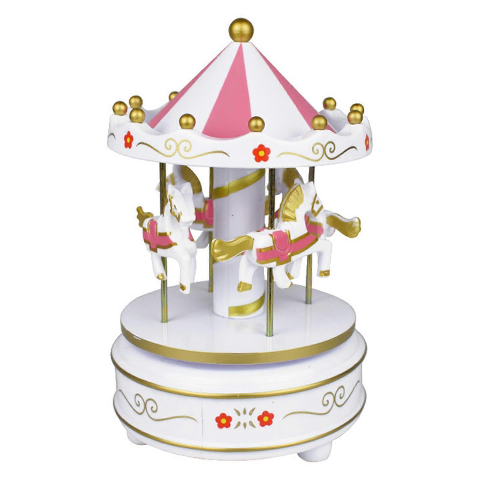 Vintage Mini Music Box Figurine Warm Romantic Mini Music Box Office Desk Accessory