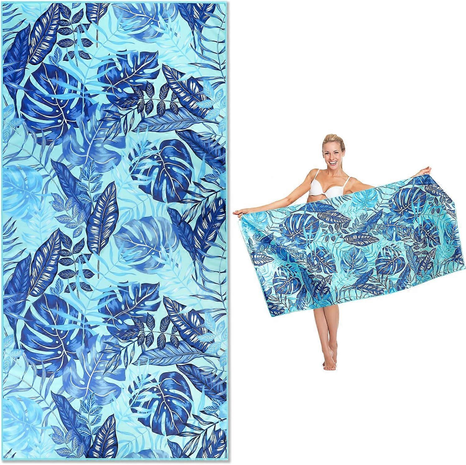 Microfiber beach towel, quick-drying sand-free beach towel