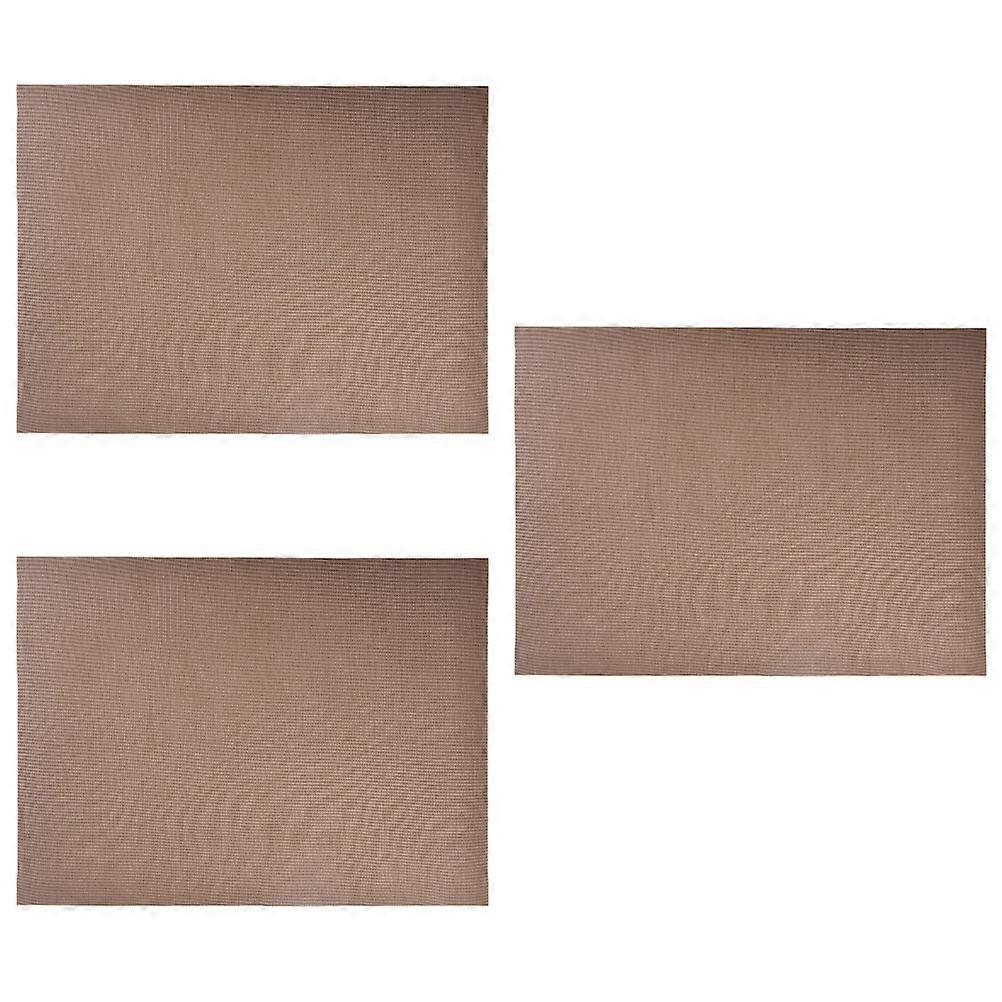 Cooking Sheet Heat Resistant Mat For Meat Rolls 40x30x0.01cm High Temperature Resistant 3Pcs