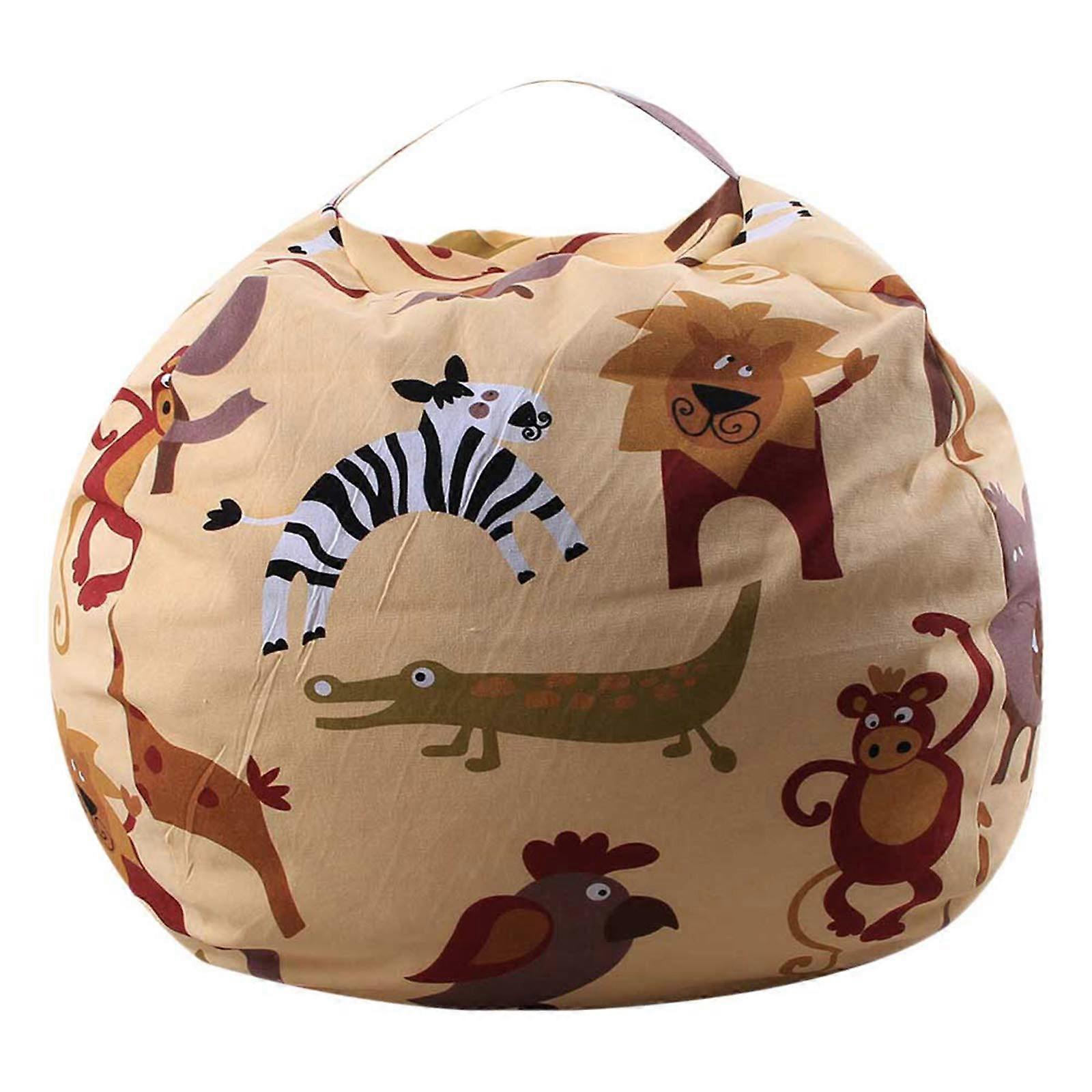 Children's Bean Bag Stuffed Toy Storage Bag (without Filling) for Gaming Chairs and Garden Chairs, 3 lbs, 26 inches