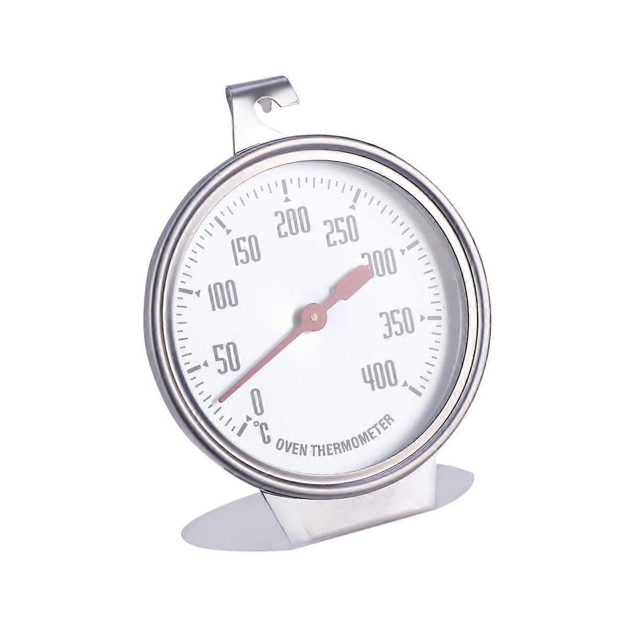 Stainless Steel Oven Thermometer, Accurate Temperature Gauge for Oven, Grill, and Kitchen, Large Instant Read for Home and Catering Use