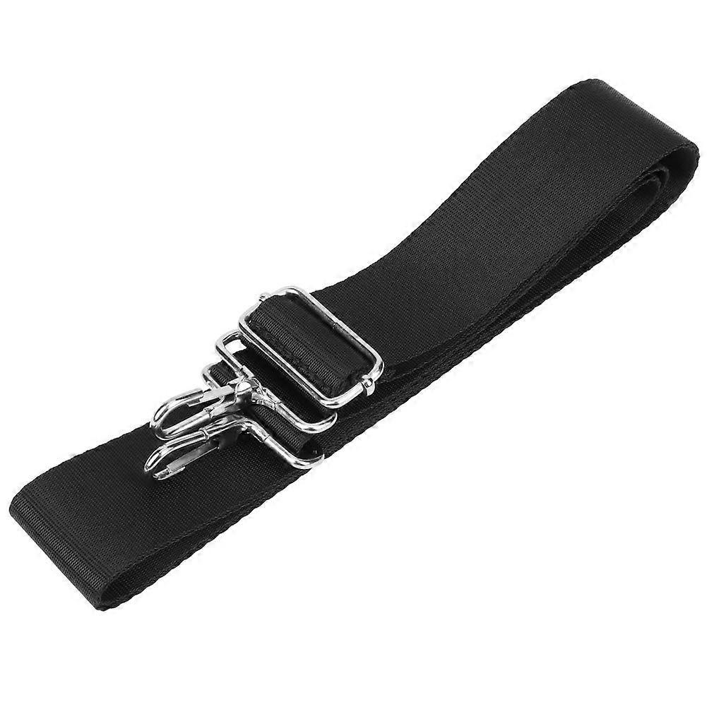 Elastic Nylon Belt Adjustable Shoulder Bag Replacement Strap Black 150 cm
