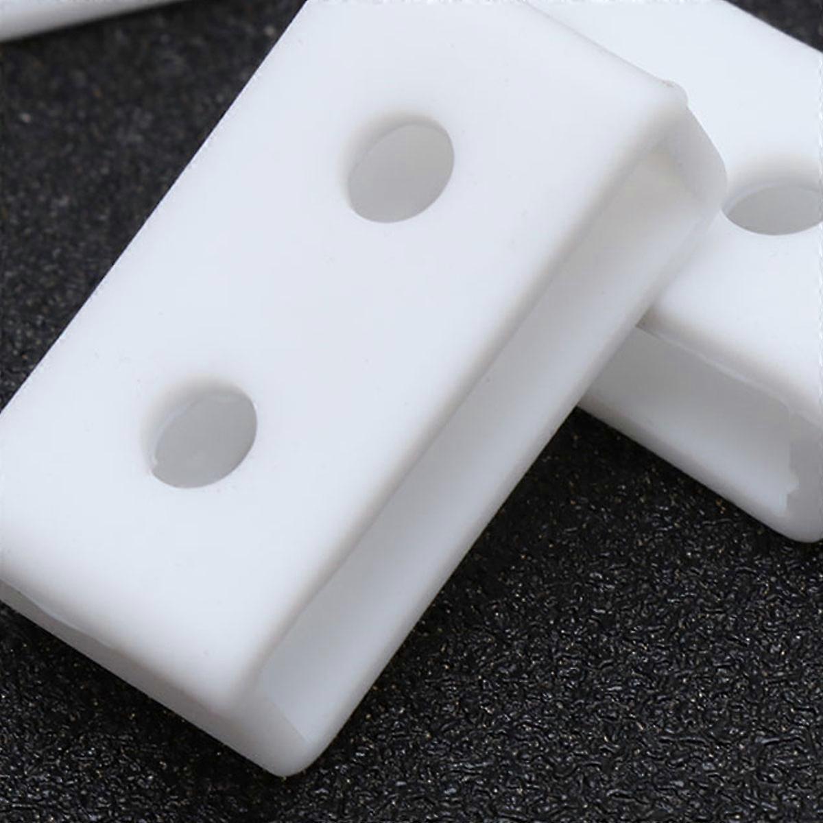 Silicone Watch Band Rings Durable Replacement Straps with Fastener Loops for BA Watches, Flexible & Sturdy Design, Easy to Install, White Color