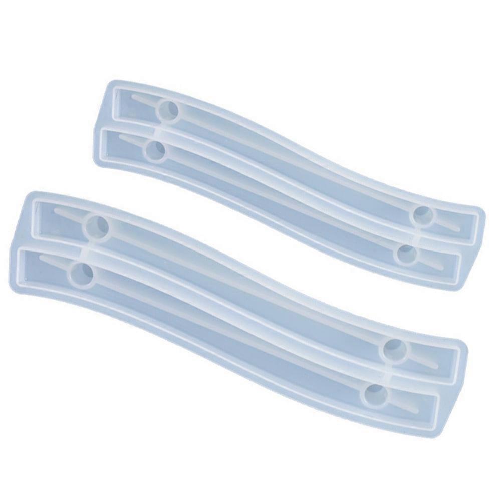 2pcs DIY Fruit Plate Handle Silicone Molds for Epoxy Resin Casting – Durable, Flexible, Non Stick Designs for Home, Restaurant, Café, and Bar Use