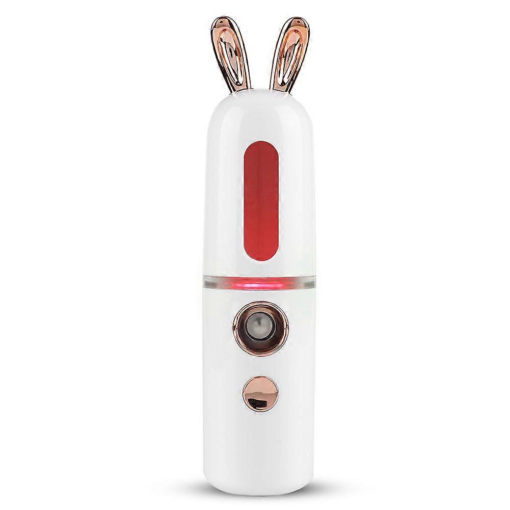 30ml Nano Atomization Mist Sprayer Face Skin Moisturizing Mist Spray Rabbit Type (White)