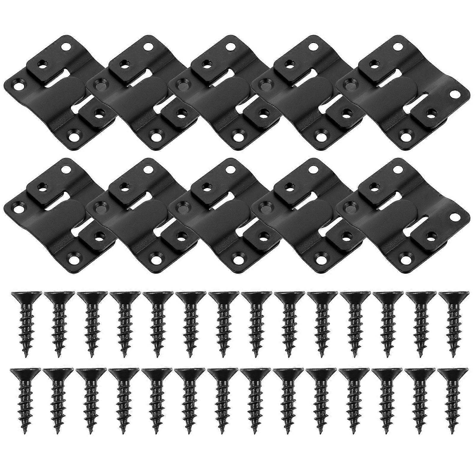 Heavy Duty Mirror Hangers Interlocking Hooks For Picture Frames And Mirrors 10Sets