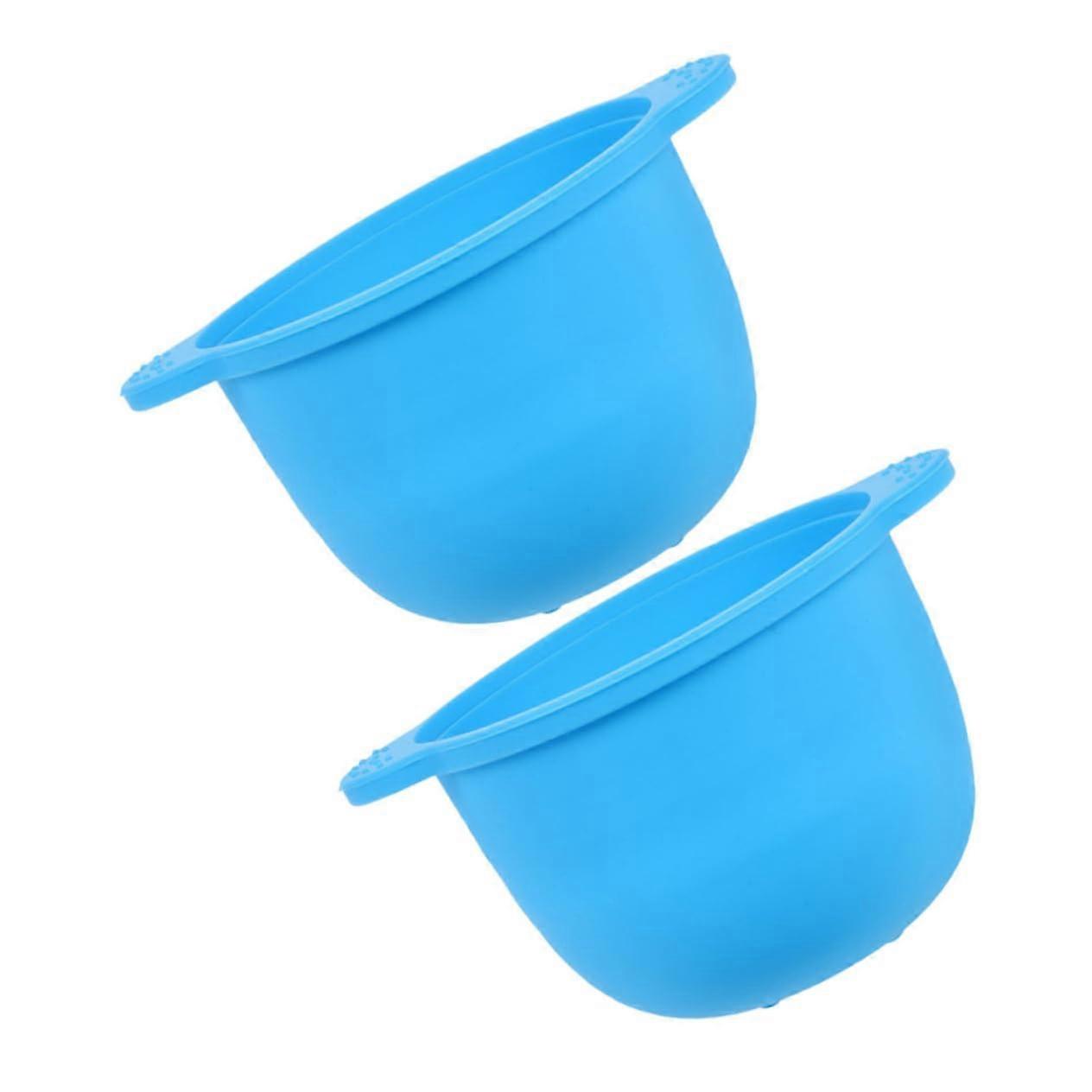 Silicone Mask Bowl 300ml Reusable Wax Melt Cup Inserts for Wax Warmer Compatible with Wax Machines and Melting Pots