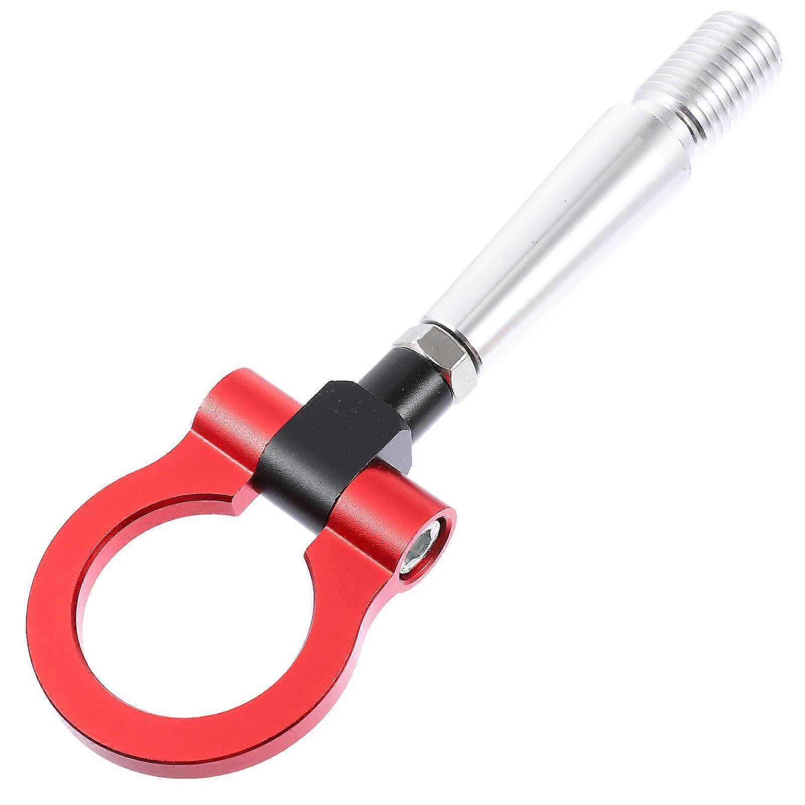 Racing Tow Hook for Car Use Made from Aluminum Alloy Red Color 2.5 Inch Diameter