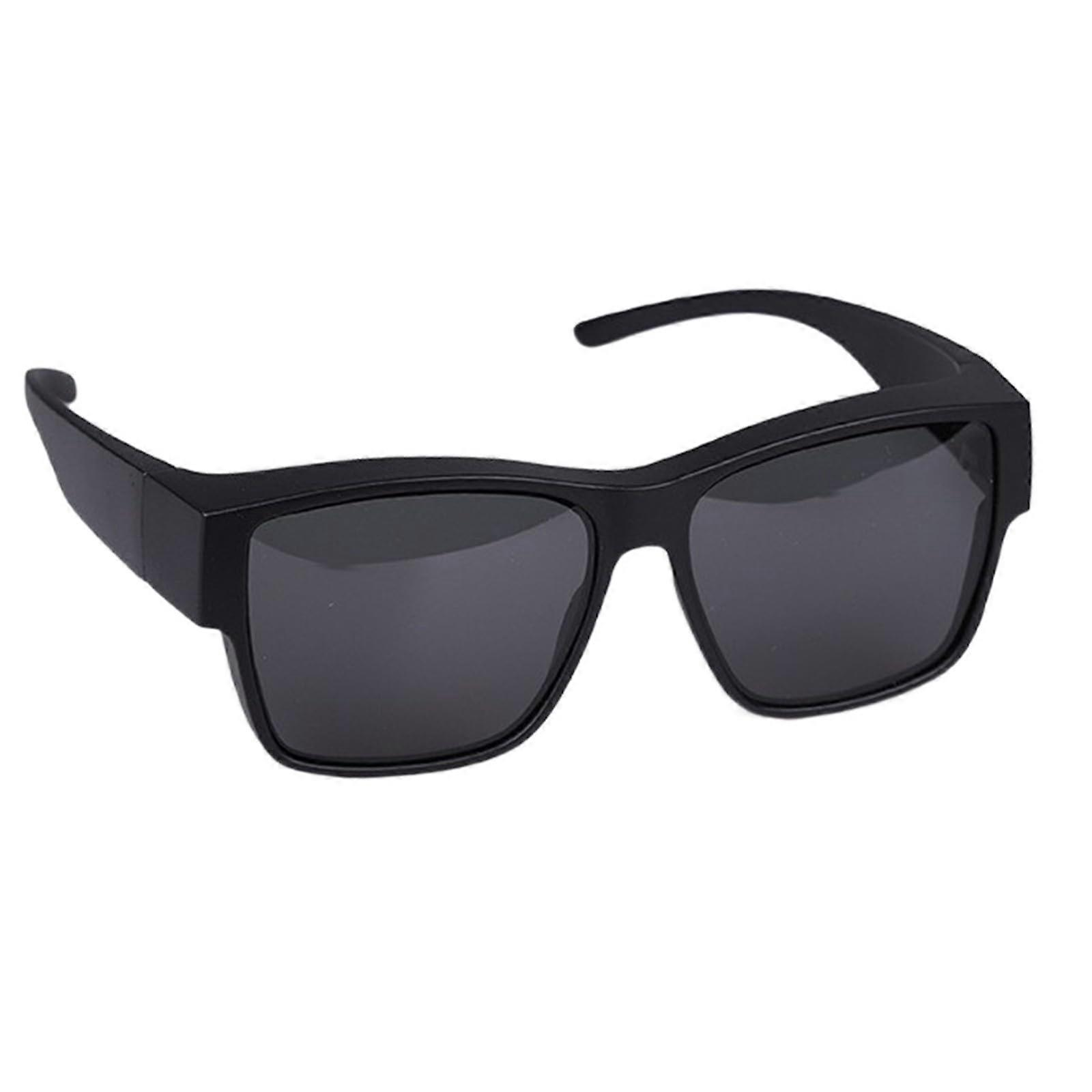 Polarized Overglasses for Sunglasses, Wrap-Around Driver Glasses with UV Protection, Compatible with Various Styles