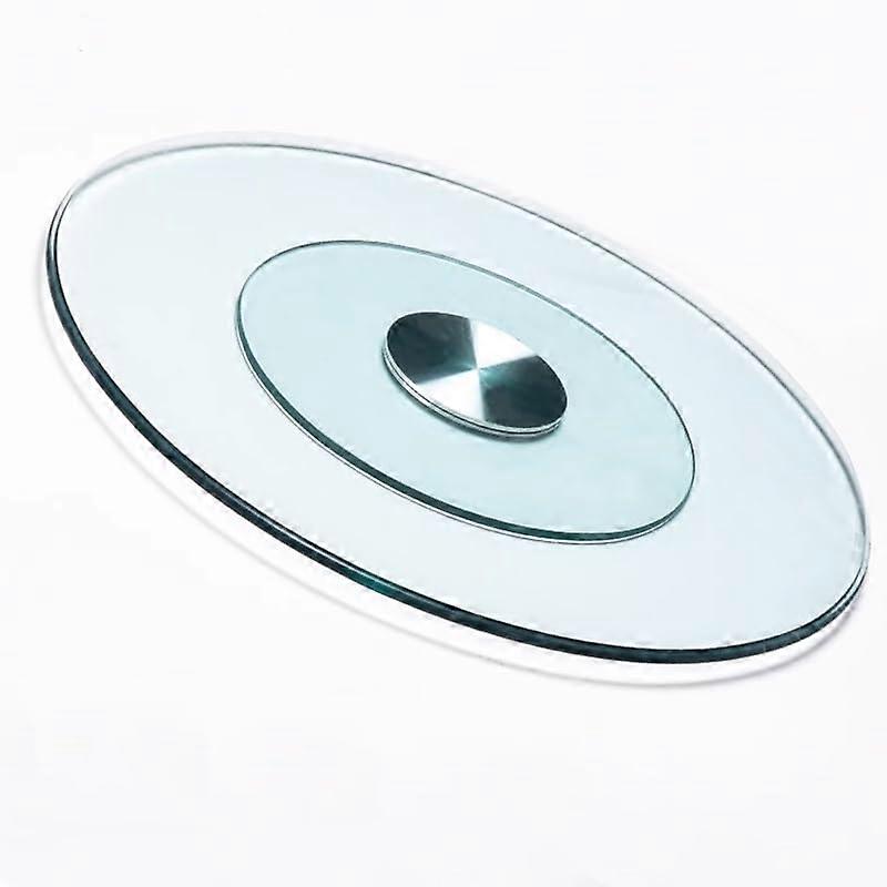 60/70/80/90/100 cm Tempered Glass Turntable, Lazy Susan Rotating Plate for Dining Table, 360º Rotating Tray for Kitchen Dining Table (Size: 70cm/28in)