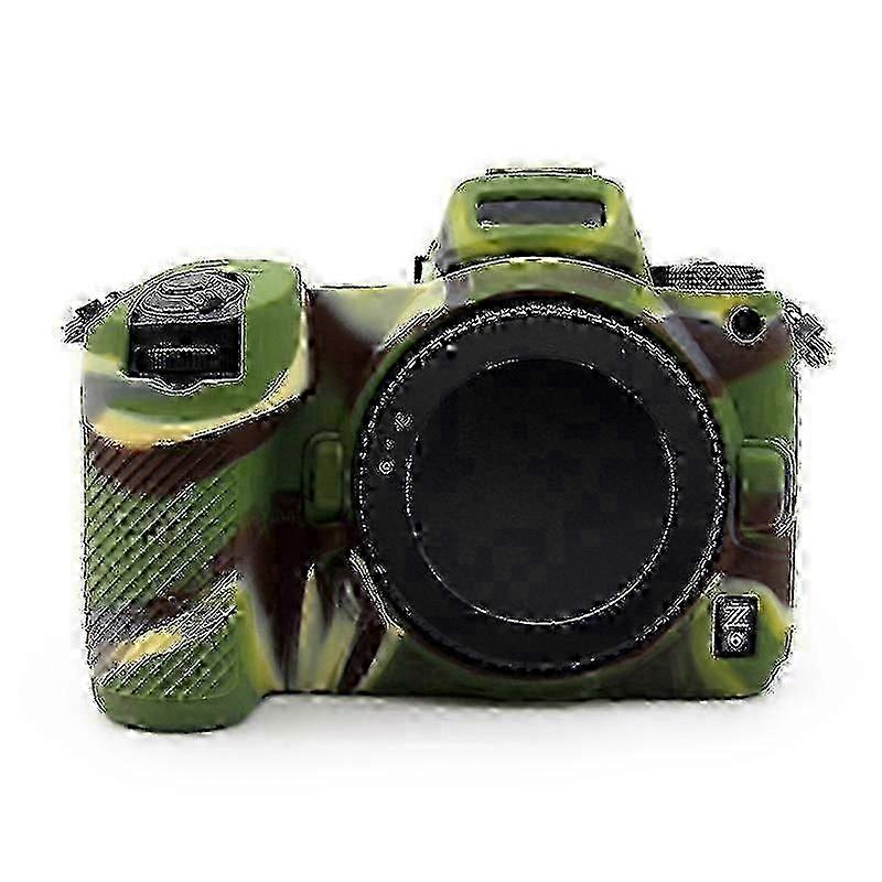 Shockproof Camouflage Silicone Case & Protective Sleeve for Nikon Z6/Z7 - Texture Cover for Camera Safety and Style
