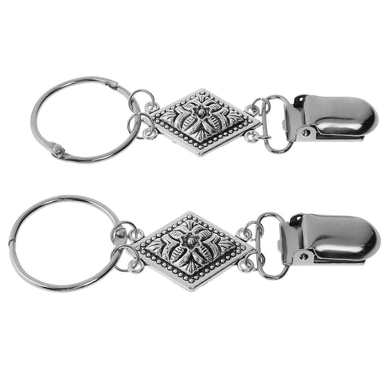 Hat Clip Travel Accessory Alloy Bag Attachment Multipurpose Design 2Pcs