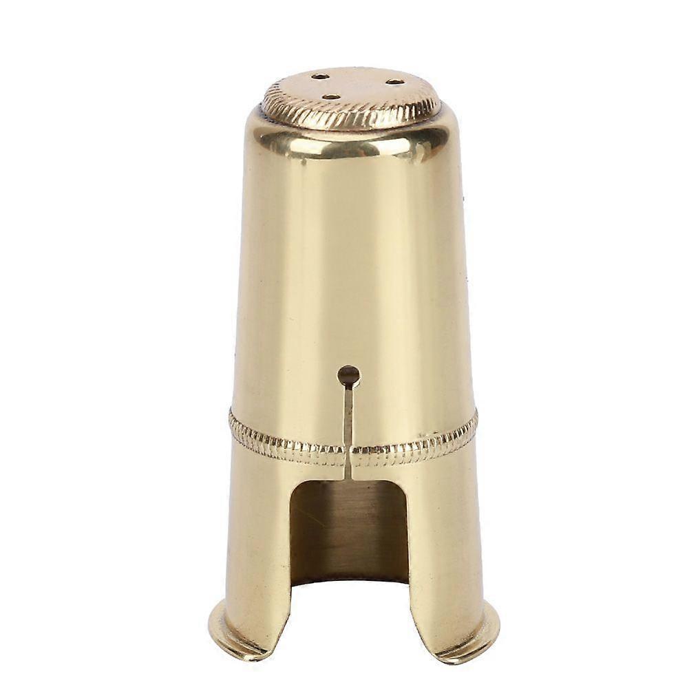 غطاء ساكسفون ذهبي 58 مم، ملحق خفيف الوزن للبوق، قطع غيار الآلات الموسيقية C53G