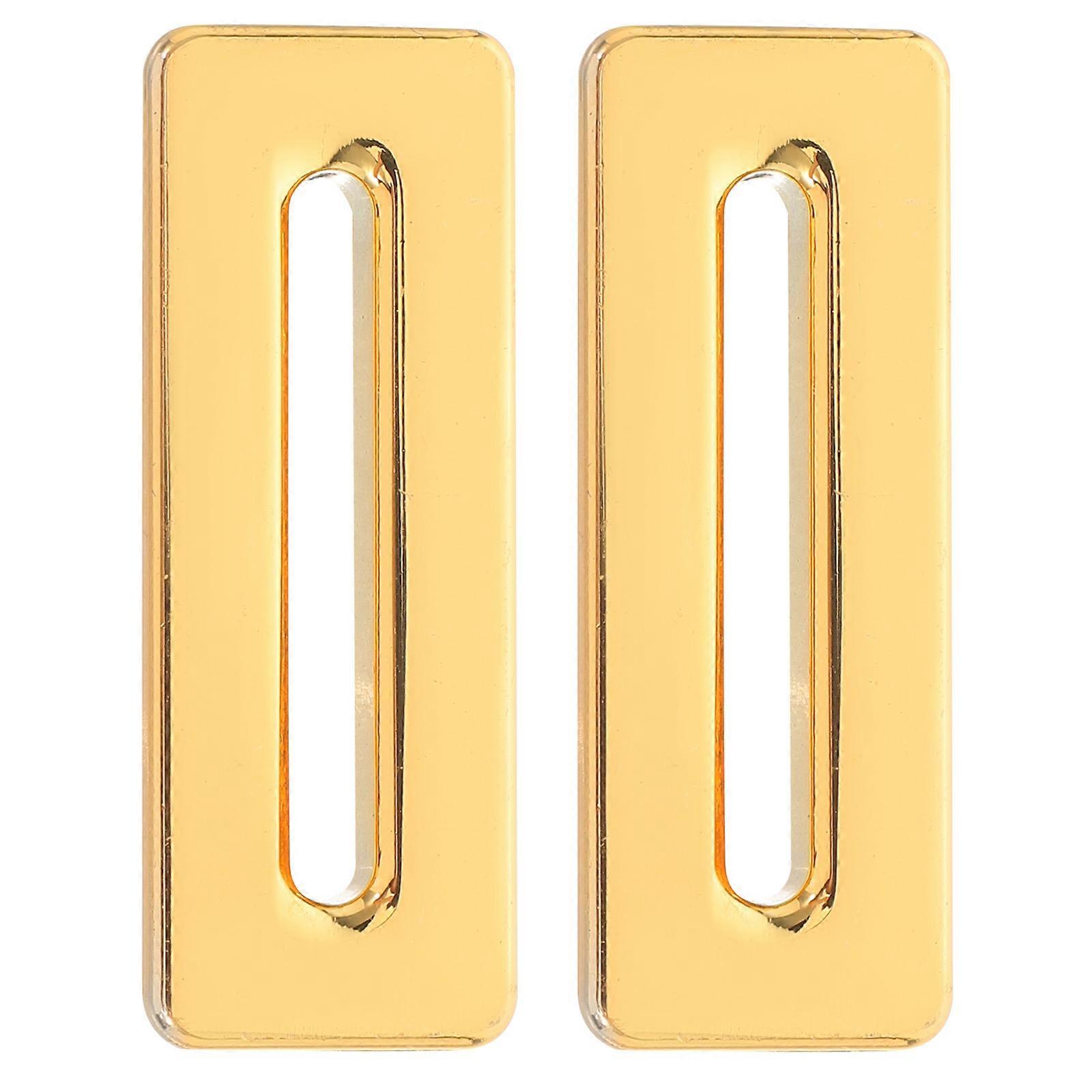 Wash Basin Overflow Cover Zinc Alloy Durable Sink Insert for Homeowners Property Managers 2Pcs