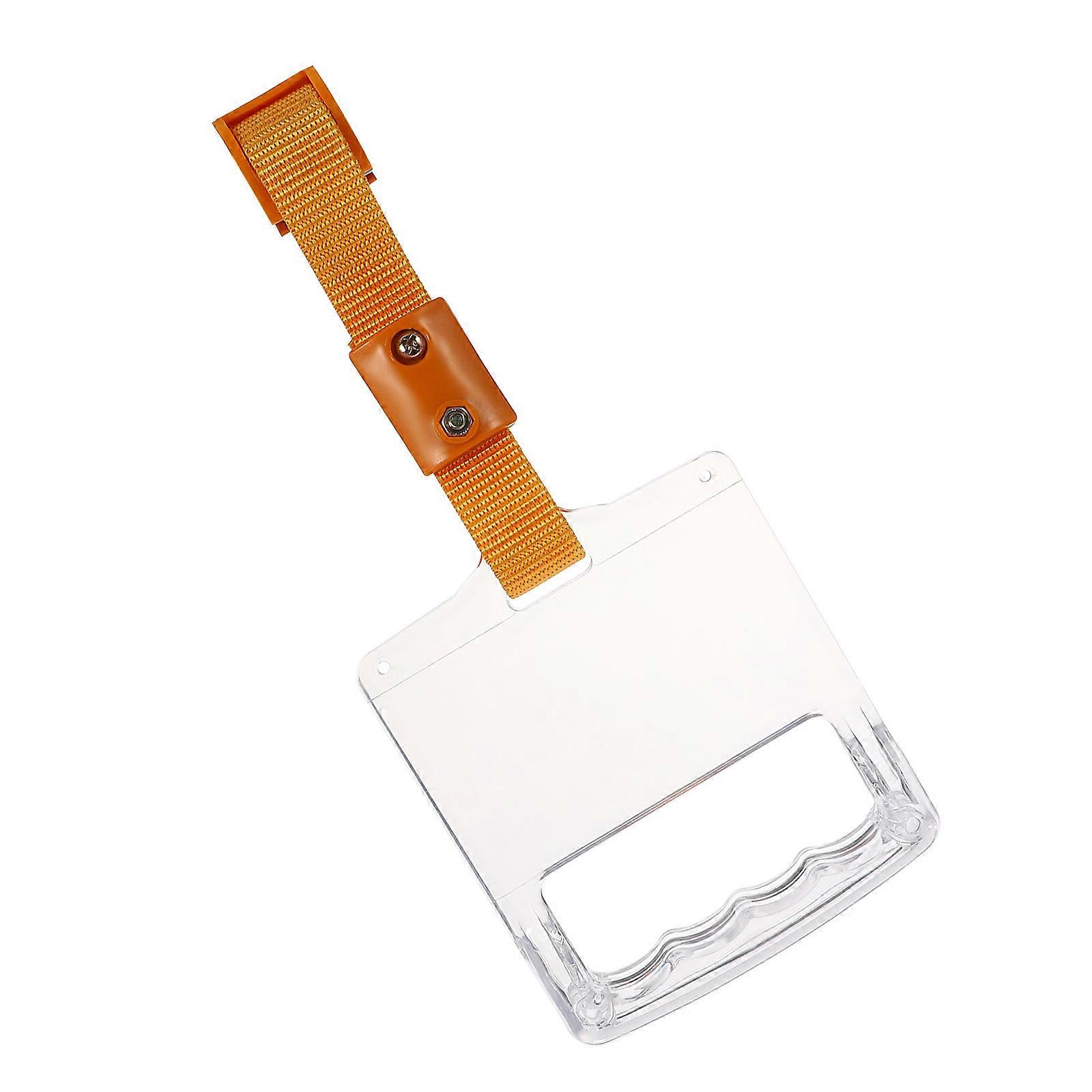 Non-Contact Bus Handle Ring Circular Car Decorative Style 17x12cm Hand Grip 1Set