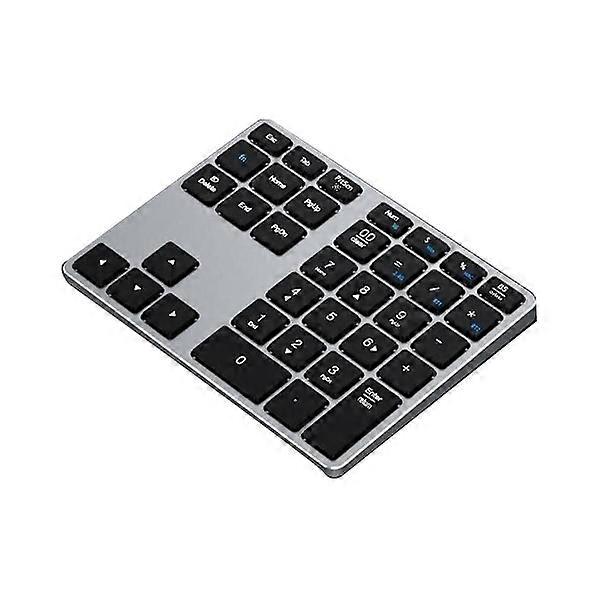 Bluetooth Numeric Keypad, 35 Keys Wireless Keyboard, Portable Slim Numpad For Laptop