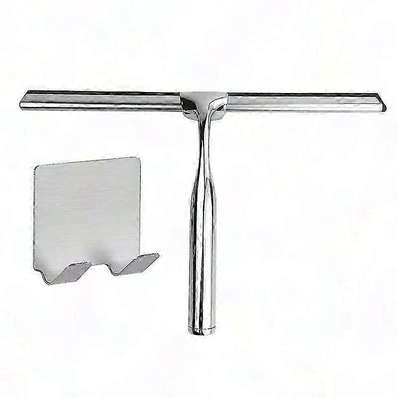 Ξύστρα ντους από ανοξείδωτο χάλυβα για γυαλί με κολλώδη γάντζο