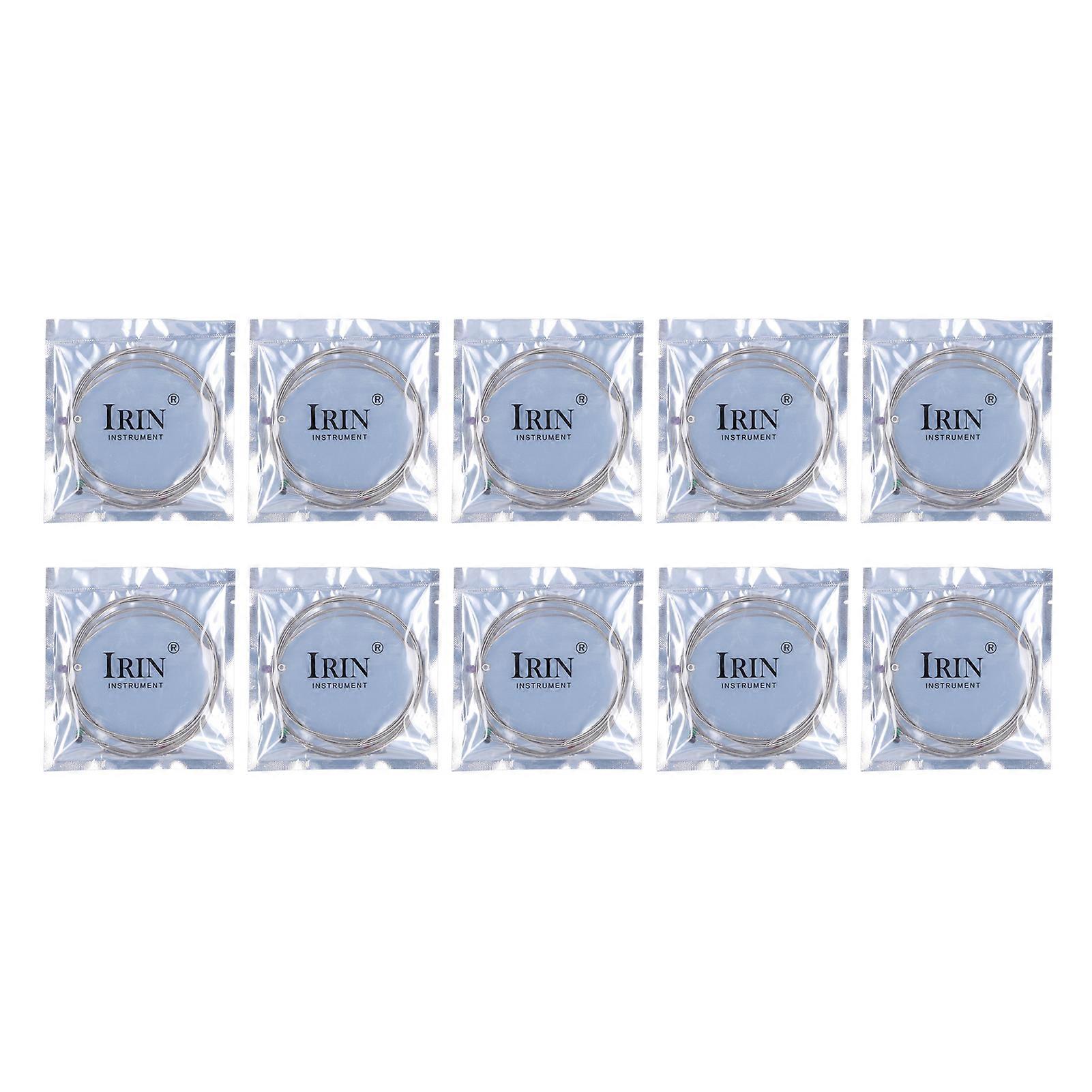 10 Sets Electric Guitar Strings Steel Core NickelPlated Stringed Instrument Accessories