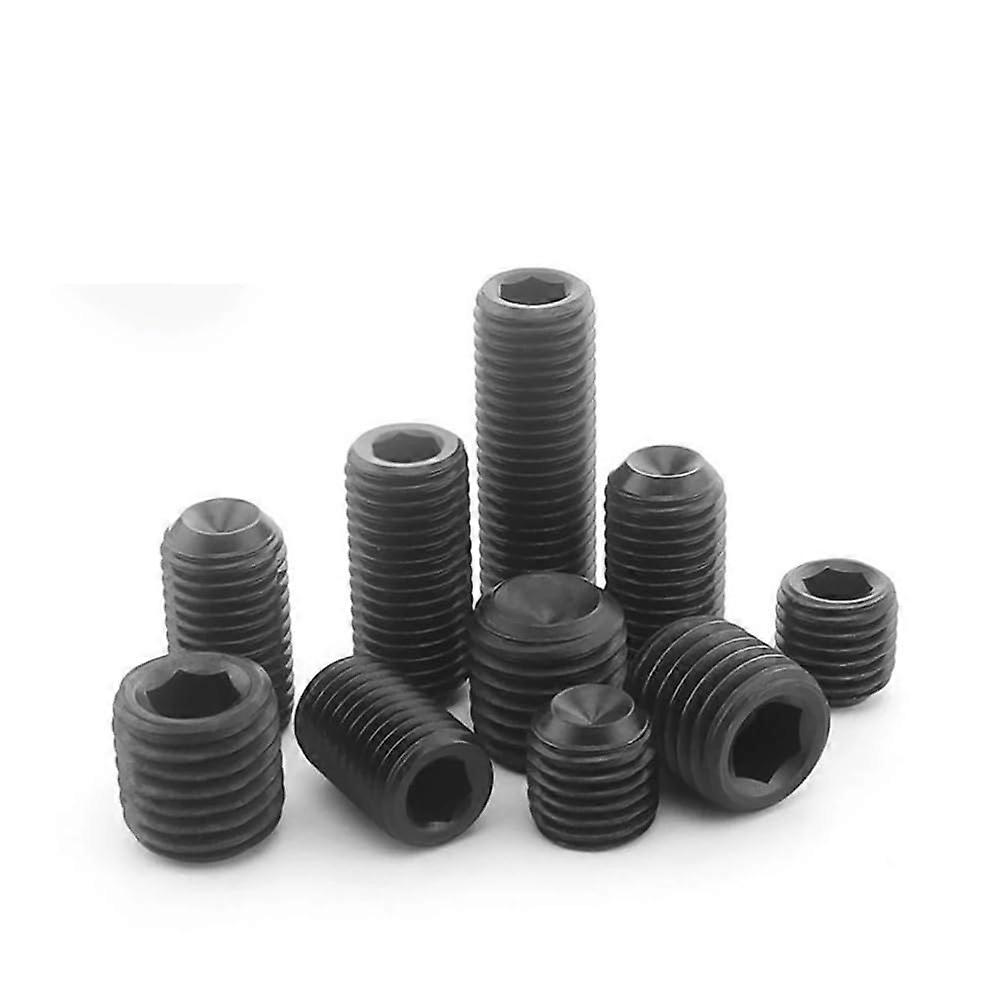 Headless Cup Point Set Screw M2 M2.5 M3 M4 Carbon Steel Hex Socket Set Screw M2.5 5mm X10pcs