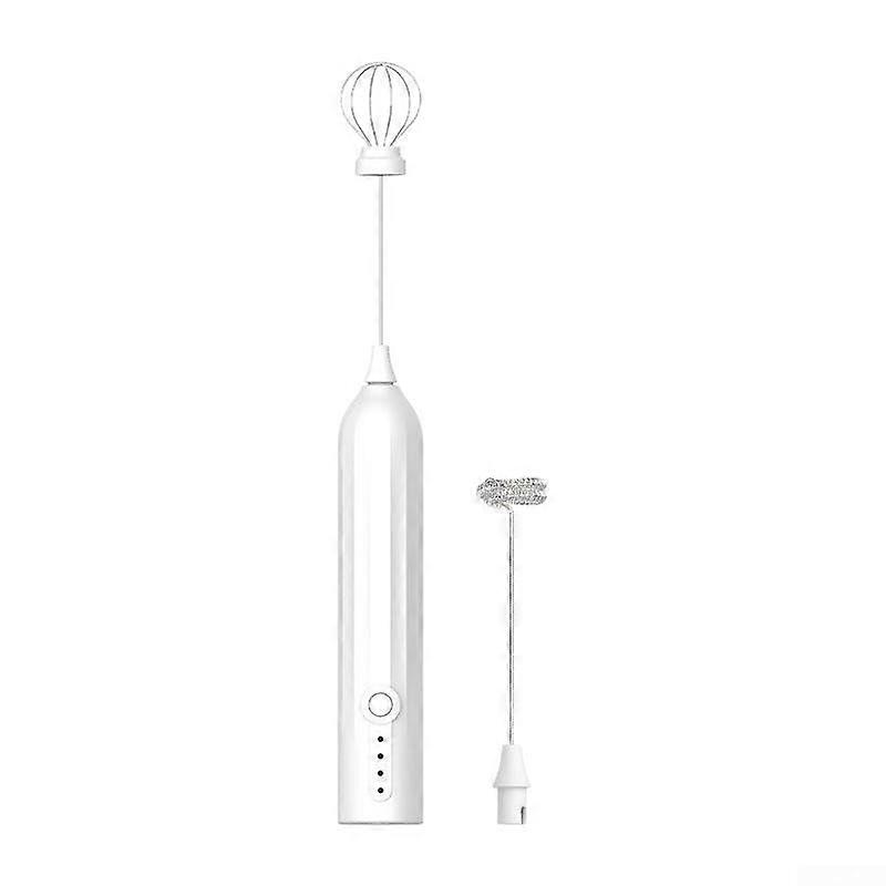Practical Hand Milk Mixer White Handheld Compact For Kitchen Use