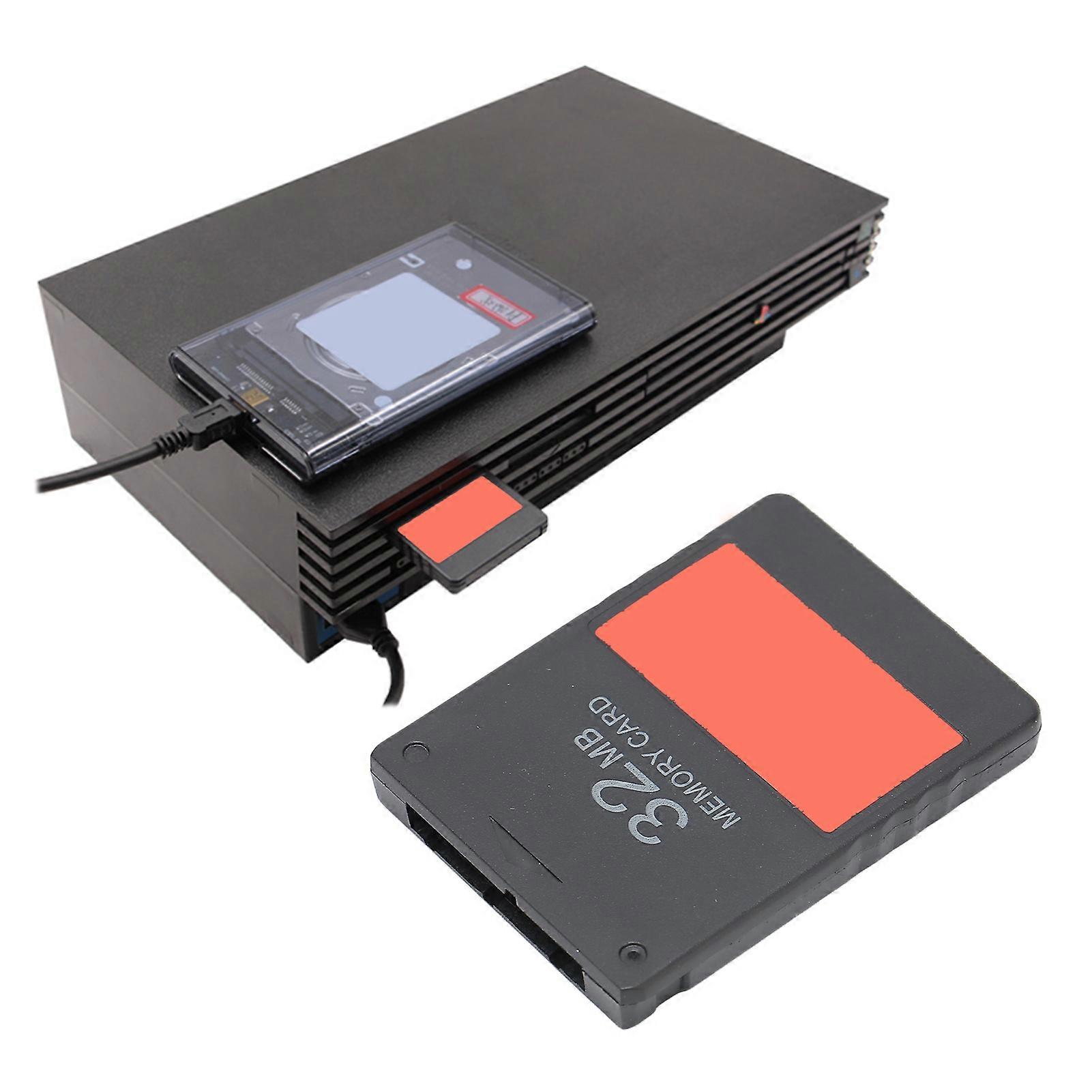 For PS2 32MB Game Memory Card High Speed FMCB V1.966 Memory Card Support for PS1 and for PS2 Games