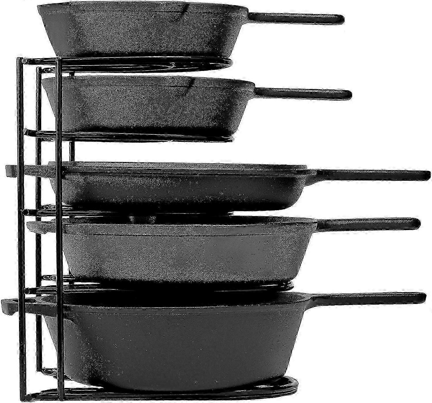 Space-Saving 12.2-Inch Pot Storage Rack