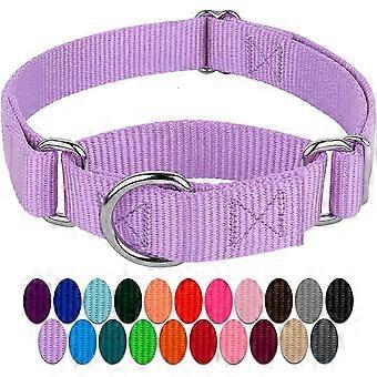 Pet Collar, Dog Leash, Plain Nylon Pet Collar, Dog Collar purple