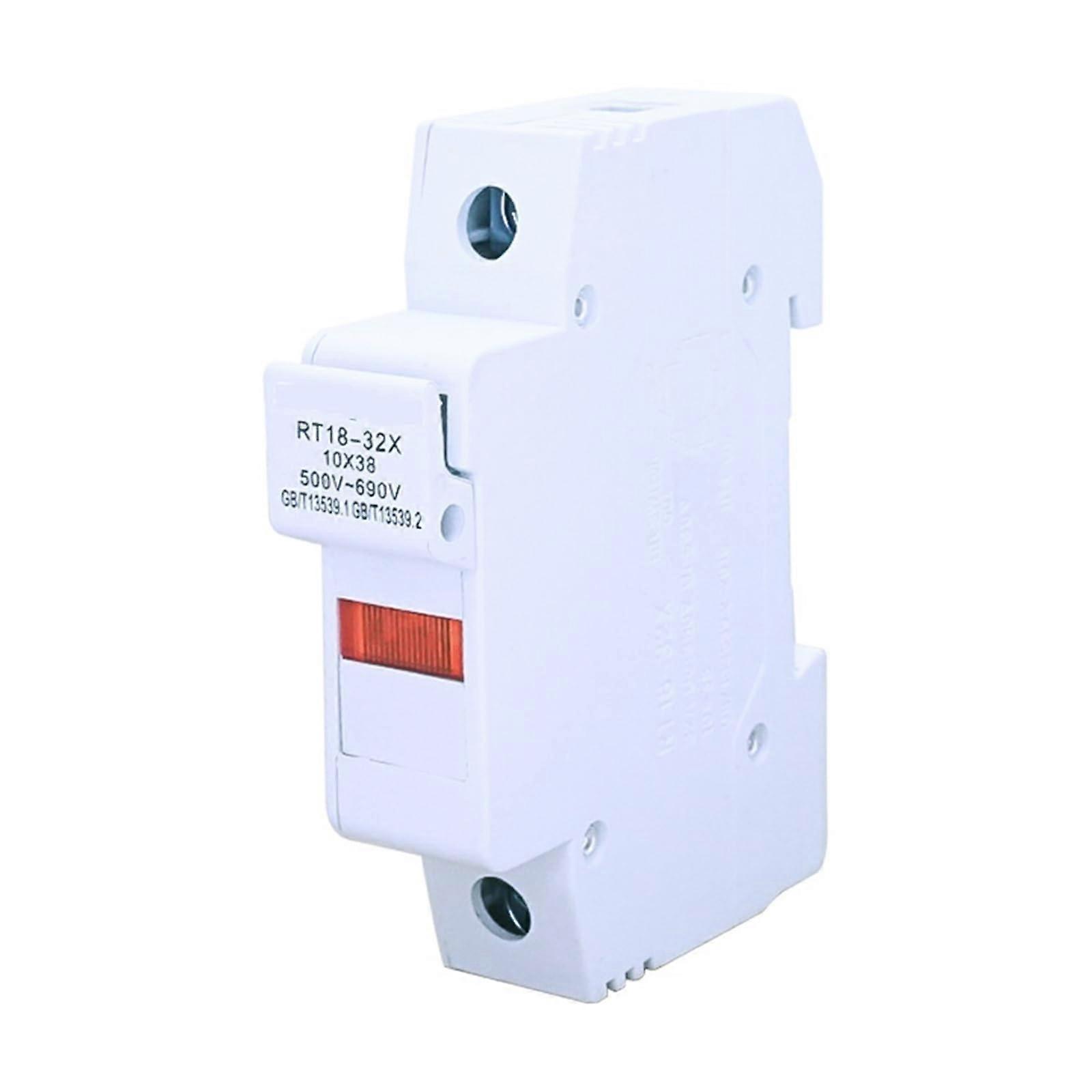 Safety socket RT1832X 10x38 500V690V 1P2P3P4P (RT18 32X 1P base with light)