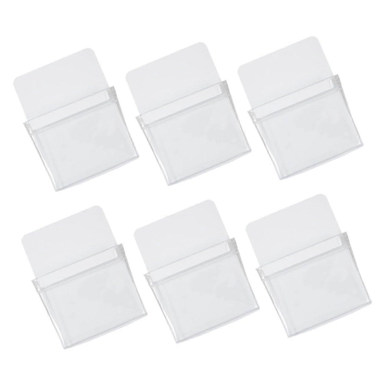 Magnetic Pen Basket Set of 6, Large Capacity Whiteboard Pen Holder for Office and Classroom Use, Durable and Functional