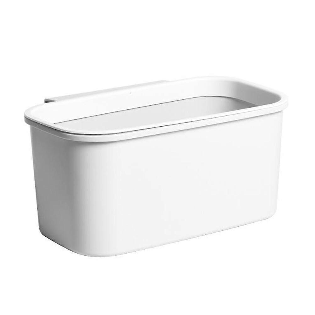 Hanging Storage Boxes for Kitchen Made of Plastic Grey with Garbage Bag Fixing 7.9 Inches