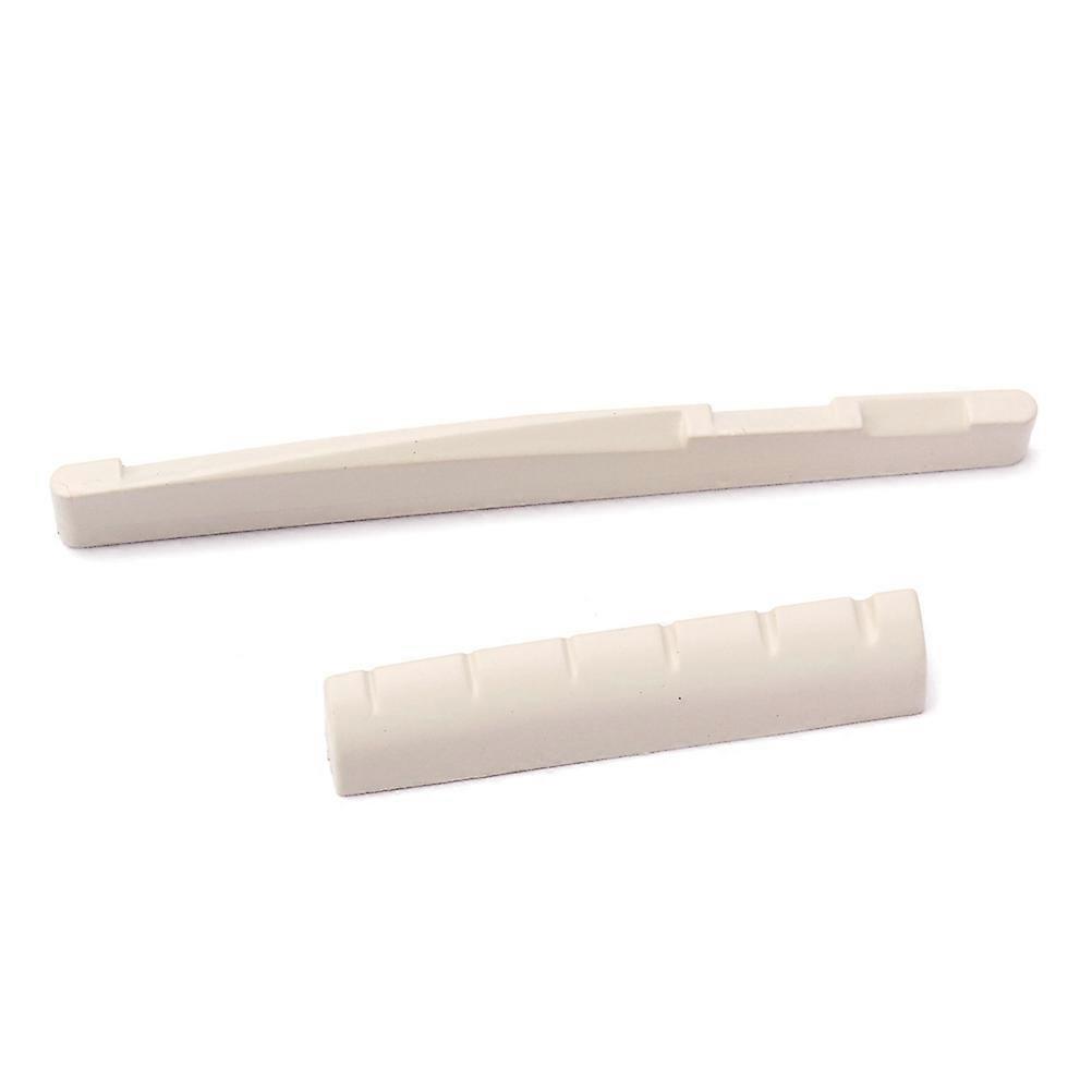 Acoustic Guitar Bone Replacement Nut Bridge Saddle For Classical Guitar Maintenance 2.75X1.57X0.31in Easier To Set