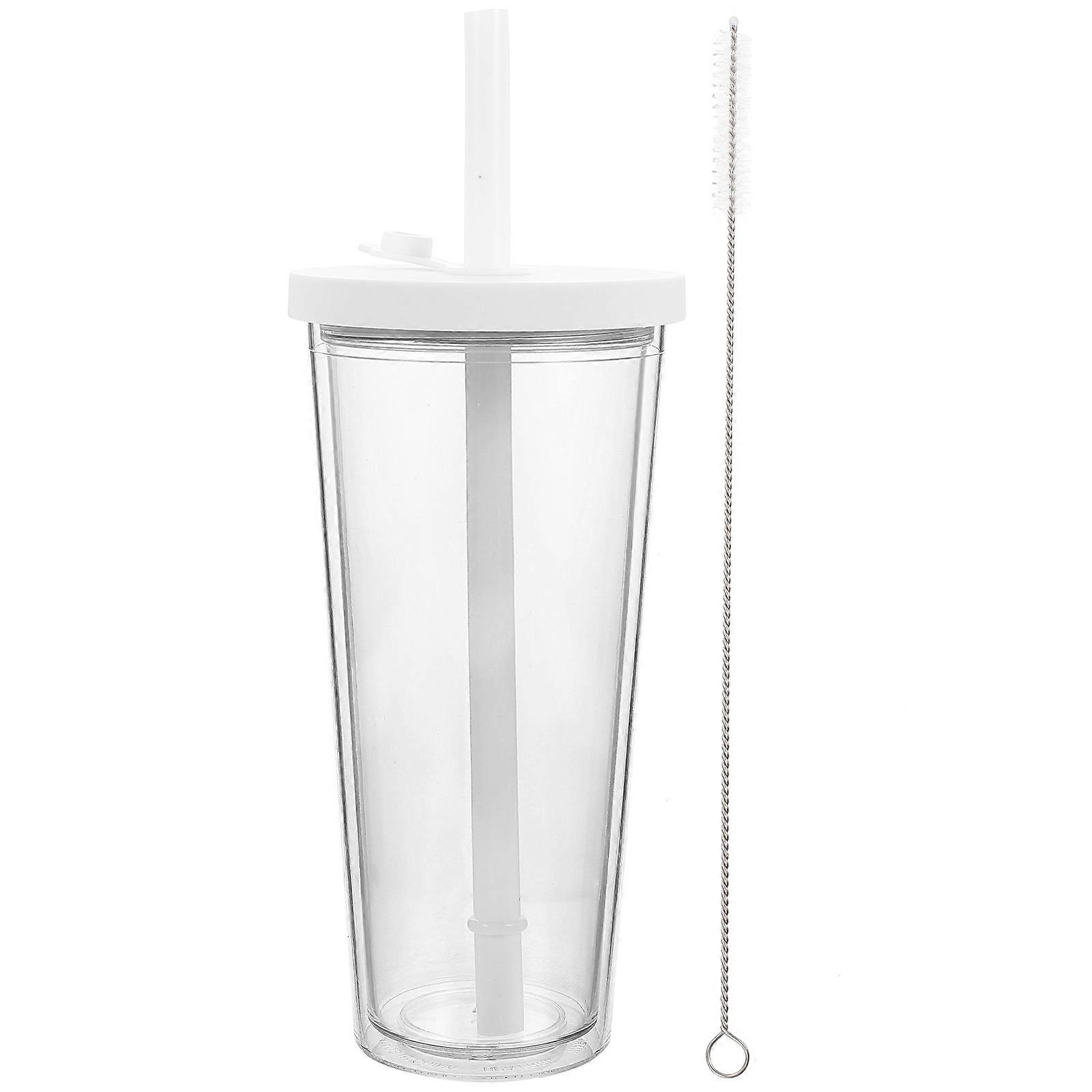 Reusable Beverage Cup Set Perfect For Outdoor Use 700ml Double Layer Design 1 Set Of Cold Drink Cups