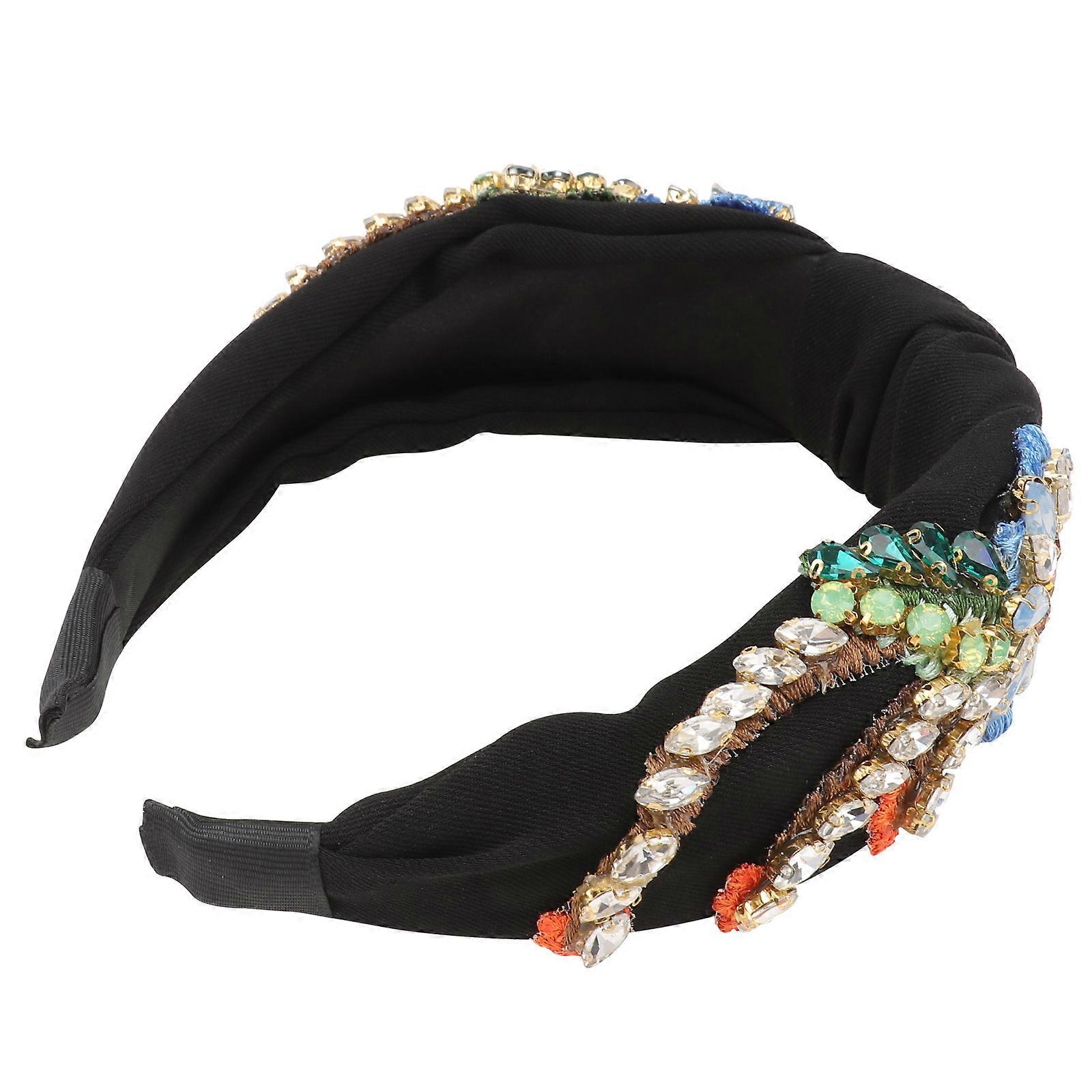 It looks like your message got cut off, but complete or clarify your sentence about the **vintage rhinestone embroidery headband**. Here's a refined