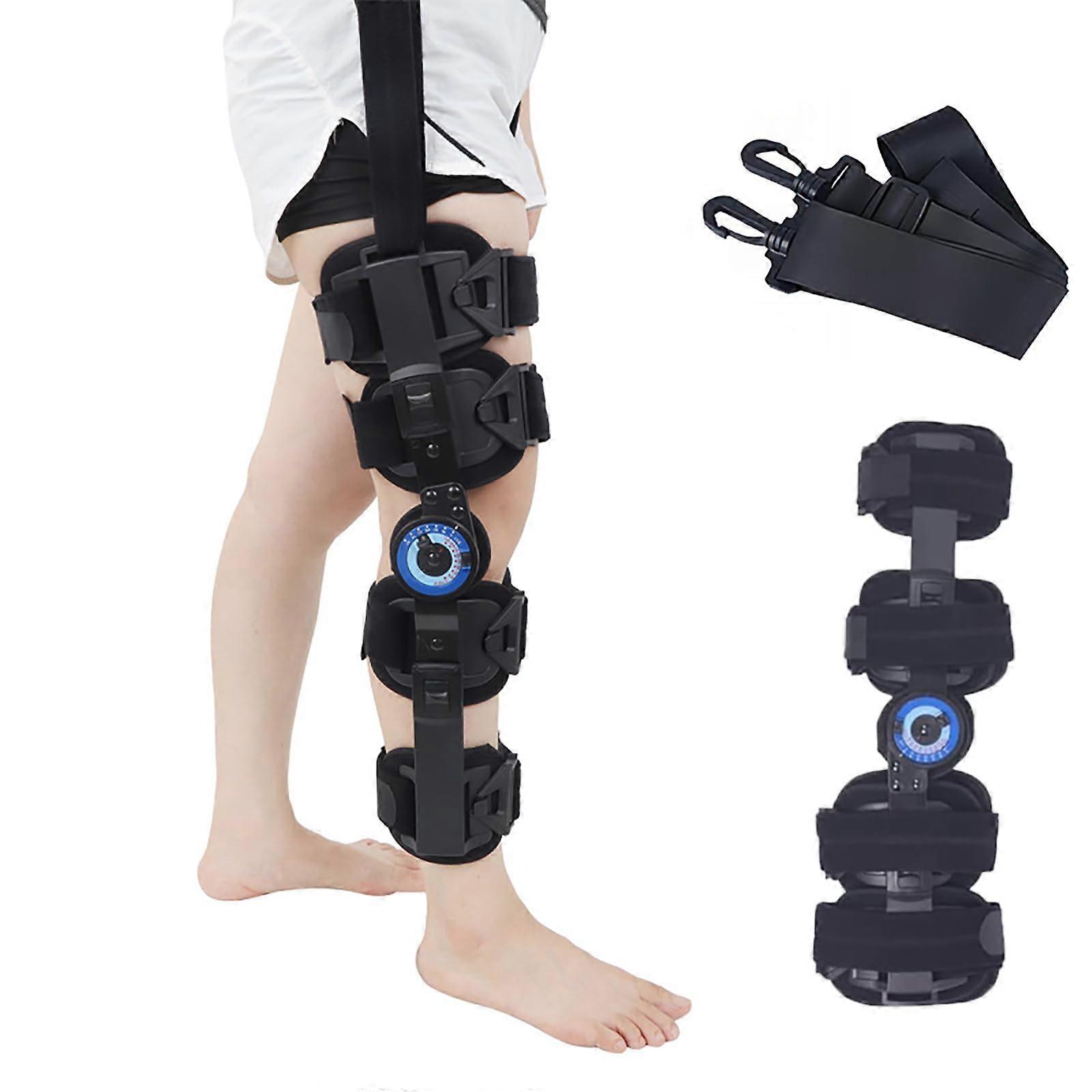 Adjustable Postoperative Knee Immobilizer, ROM Knee Brace, Universal Right/Left, Flexion Extension Adjustment, ACL-M
