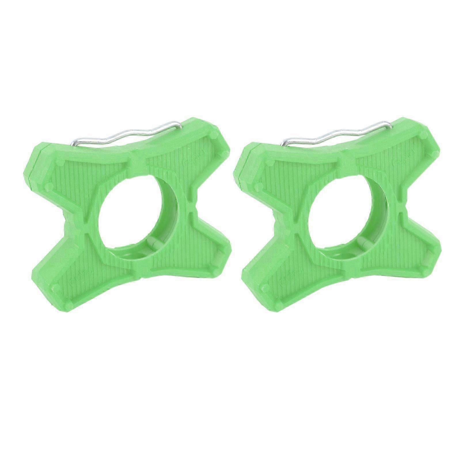 1 Pair Cycle Pedal Adapter ABS Anti Slip Cycle Pedals Flat Bracket Converter for Road Cycle Green)