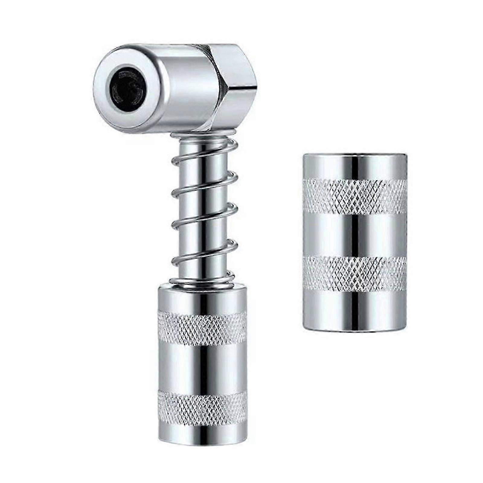 2025 2023 New 90 Degree Grease Coupler with Sleeve Tight Spaces Snaps onto