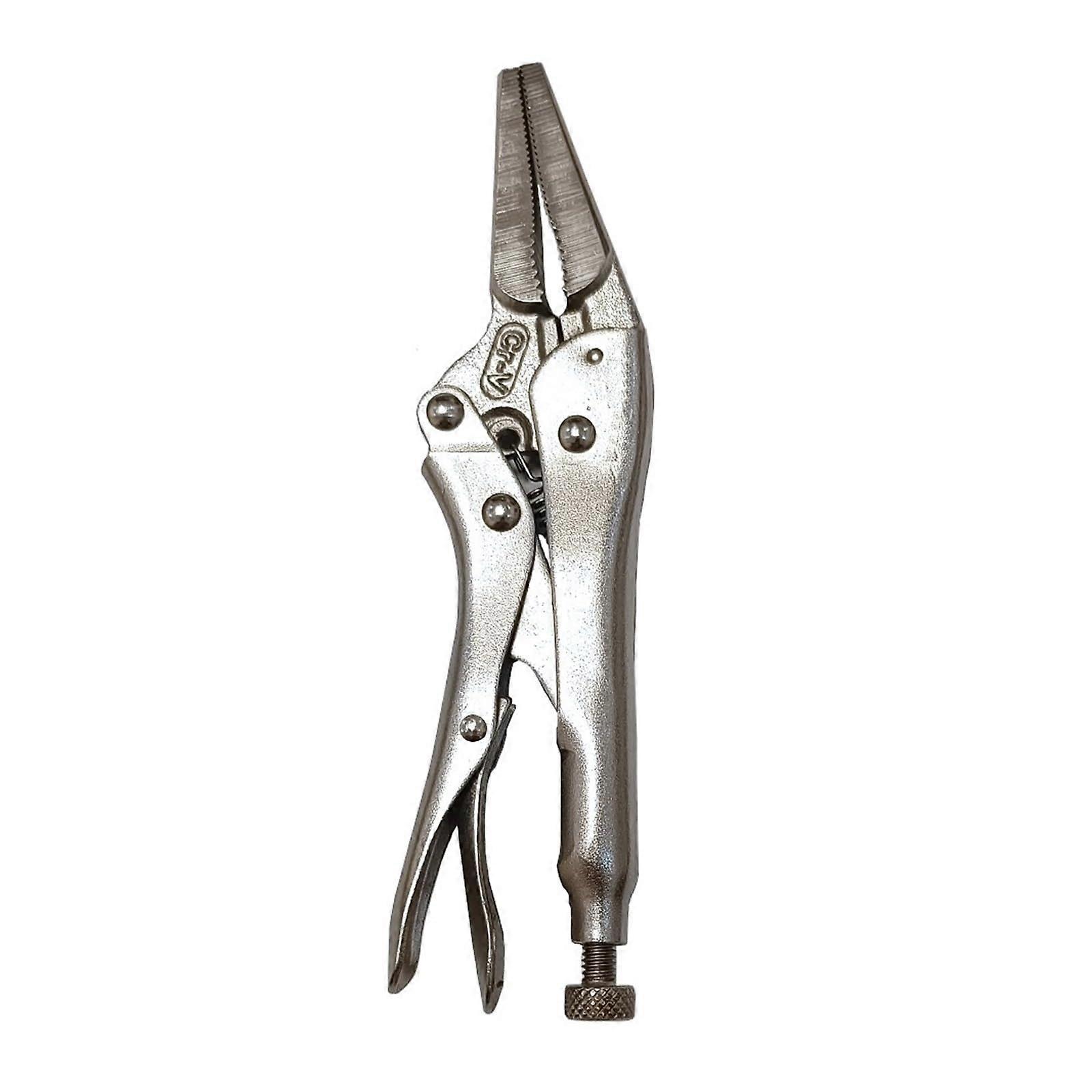 RHAIYAN 6.5 Inch Chrome Vanadium Jaw Pliers with Long Nose Various Locking Welding Clamps, Vise Handle, Hand Tools Specific 6.5 Inch Crv