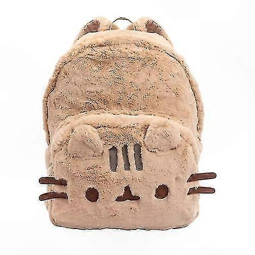 Fluffy 3D Fabric Backpack with Faux Fur Design